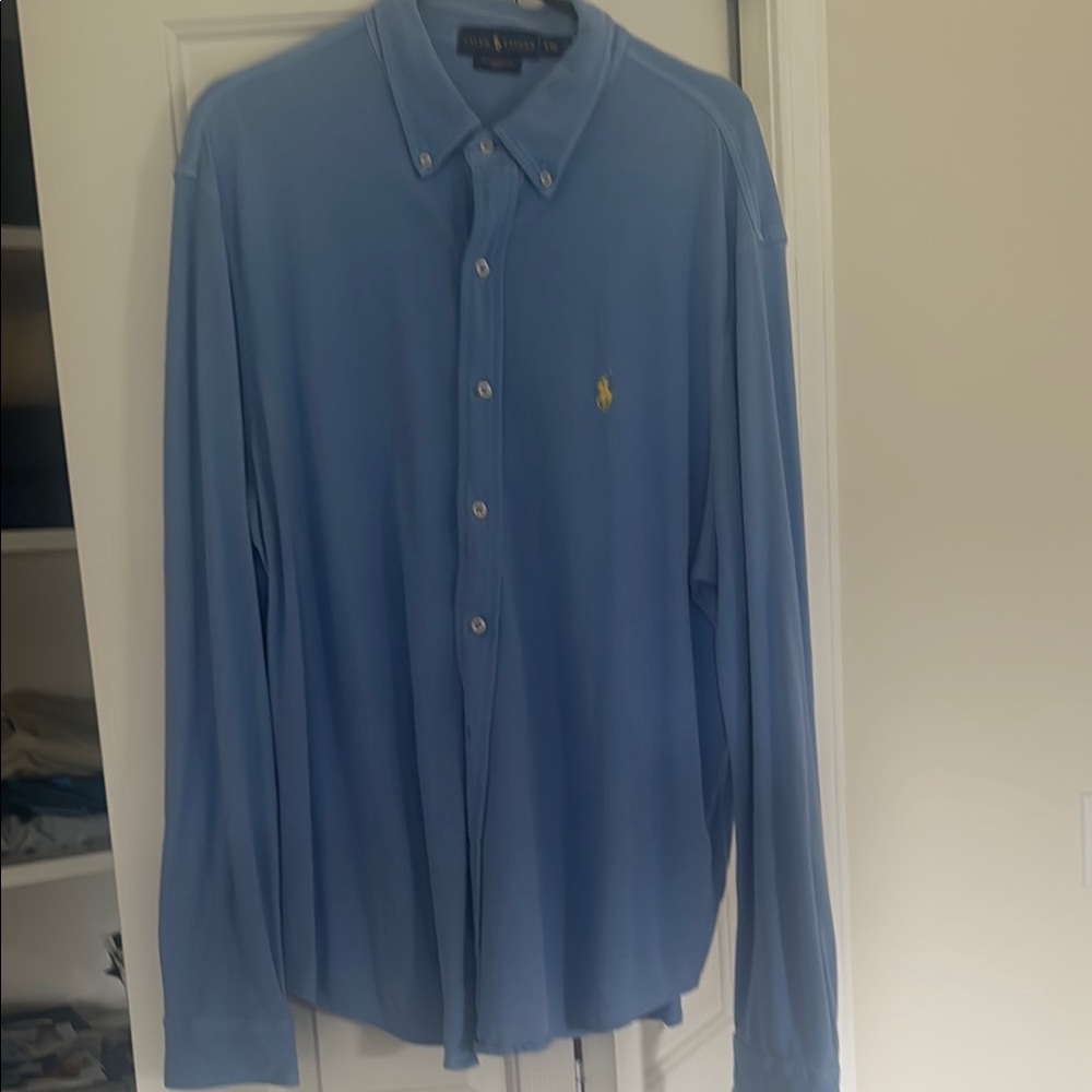 Polo by Ralph Lauren Men's Blue Shirt